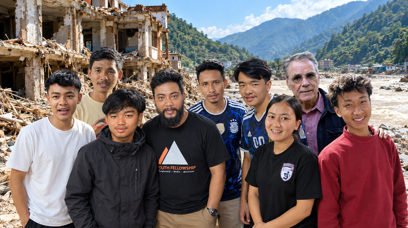 Lost Horizon Found Nepal team at Nepal flood disaster site — October 2026 newsletter